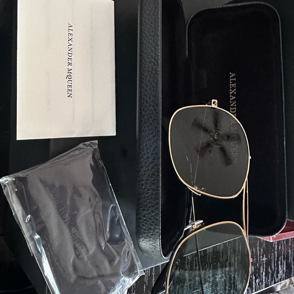 Alexander McQueen Aviator Sunglasses